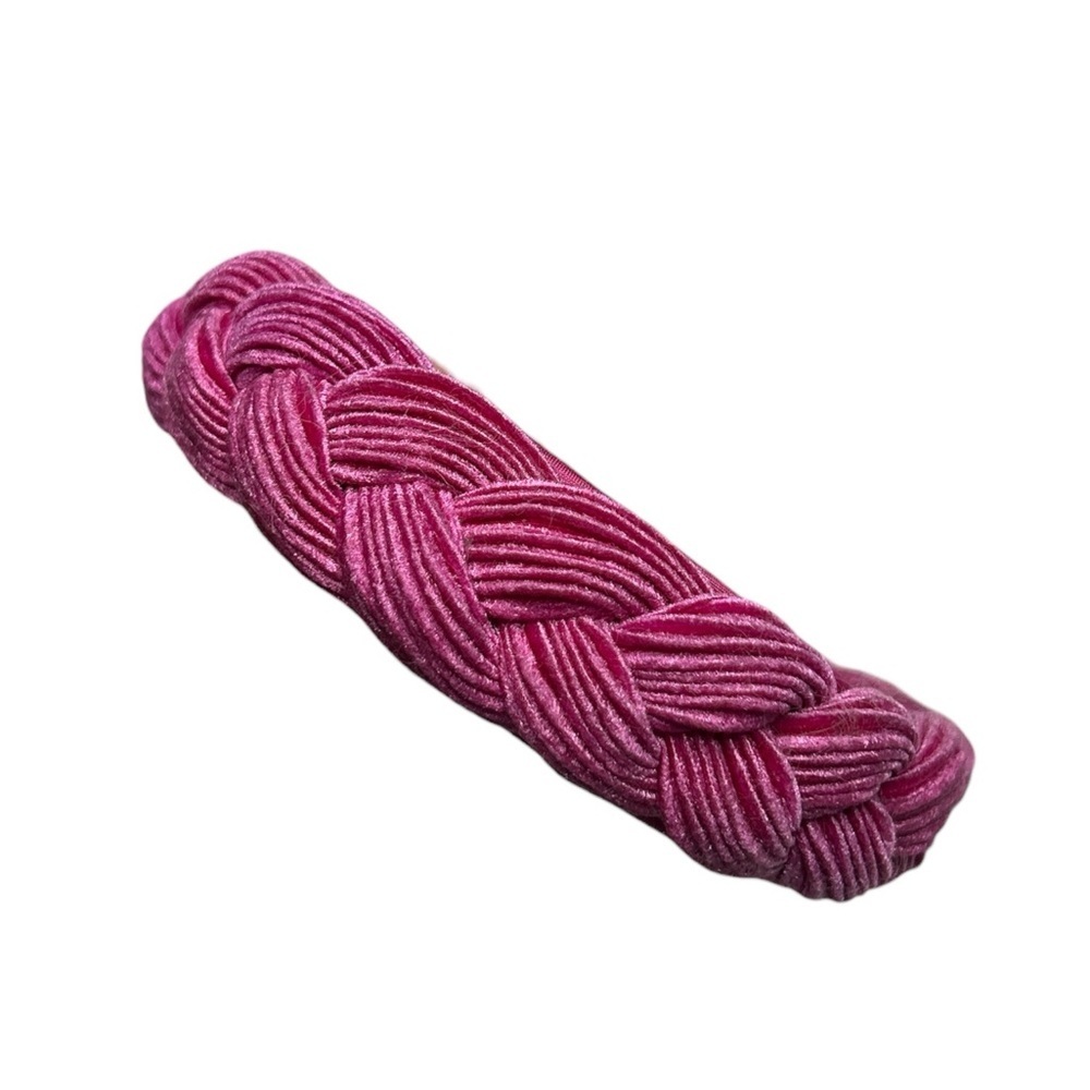 Pink Braided Headband - Picture 2 of 6